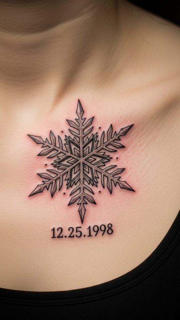 Snowflake with Date