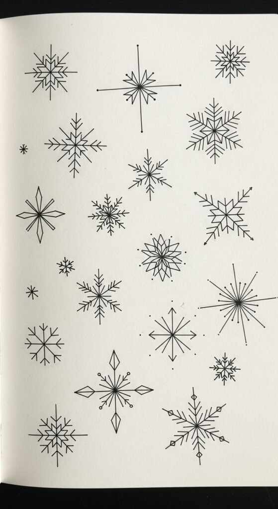 Start With Simple Snowflake Structures