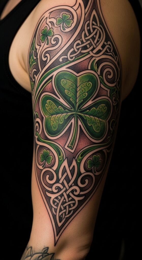 Statement Shamrock Centerpiece Sleeve