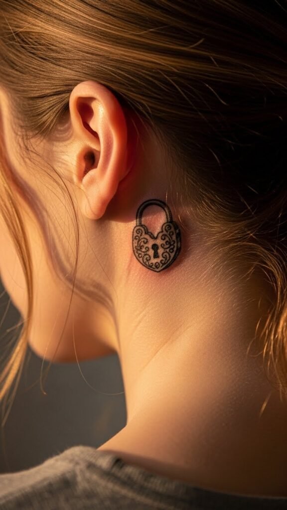 Tiny Lock Behind the Ear