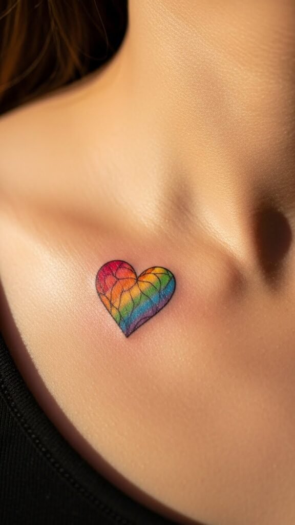 Tiny Rainbow Heart