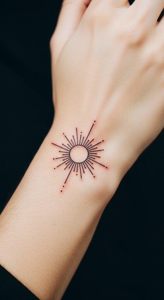 Tiny Sun Ray Symbol