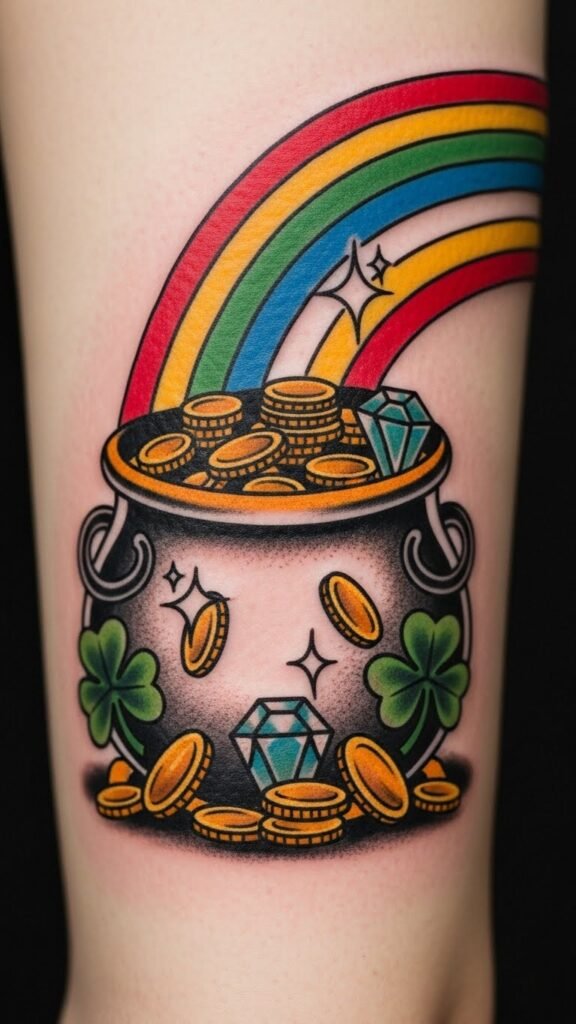 Traditional Style Pot of Gold
