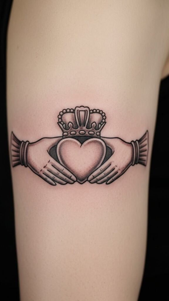Vintage-Style Claddagh