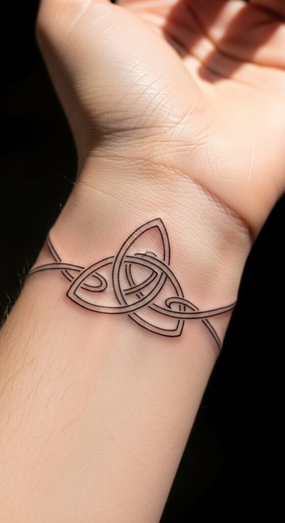 Wrist Wrap Trinity Knot