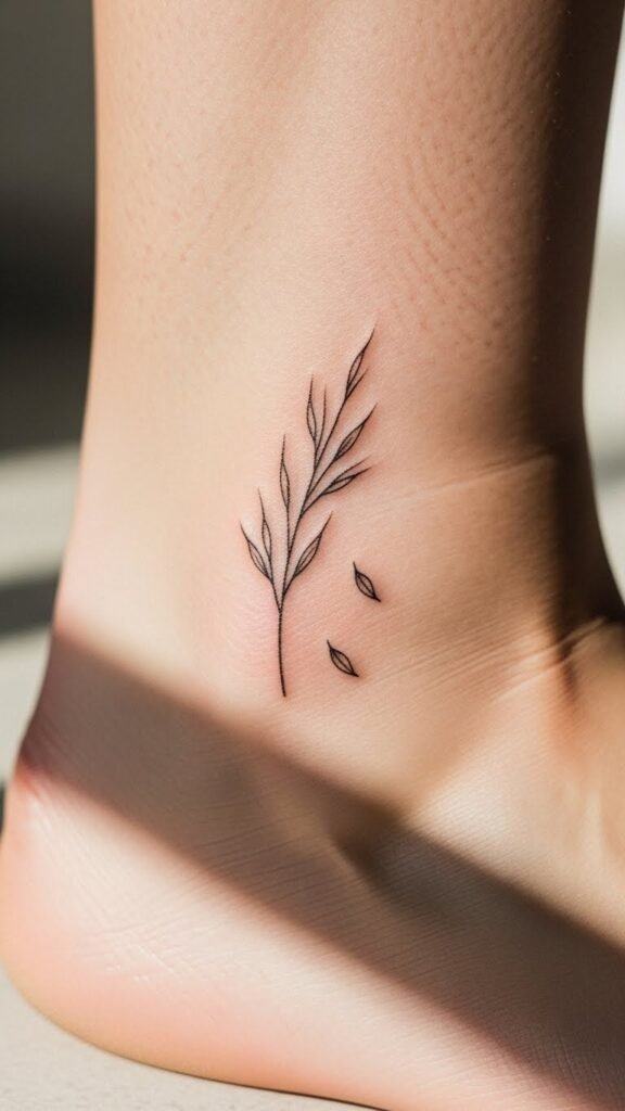 how to choose ankle minimal tattoos