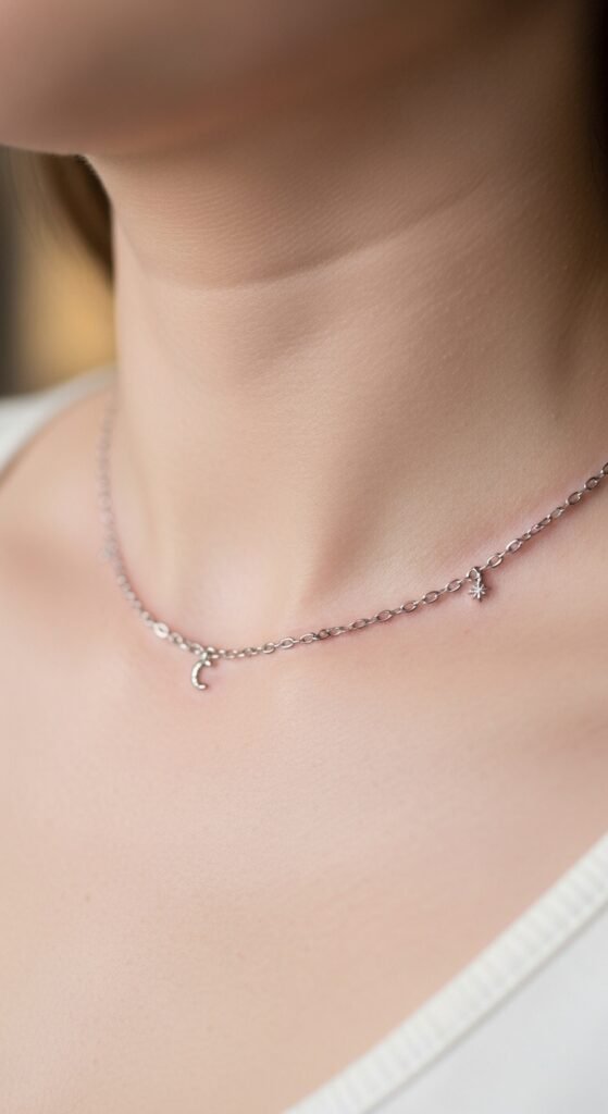 how to design minimal necklace tattoos