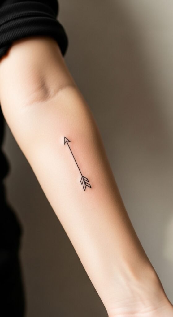 how to design minimalist arrow tattoos