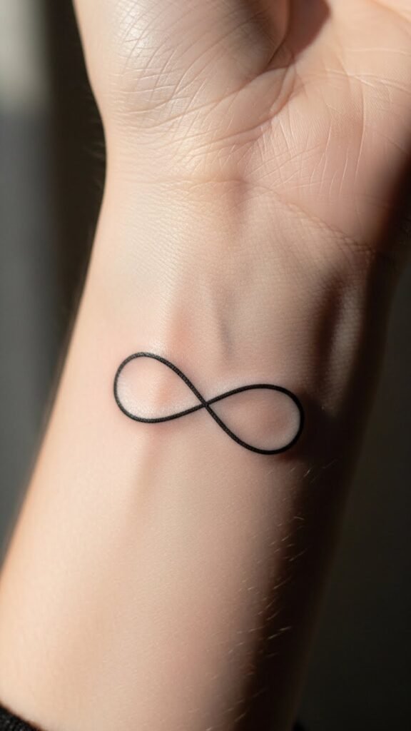how to design minimalistic infinity tattoos