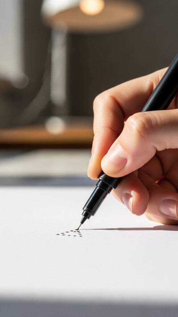 how to draw dotwork tattoos