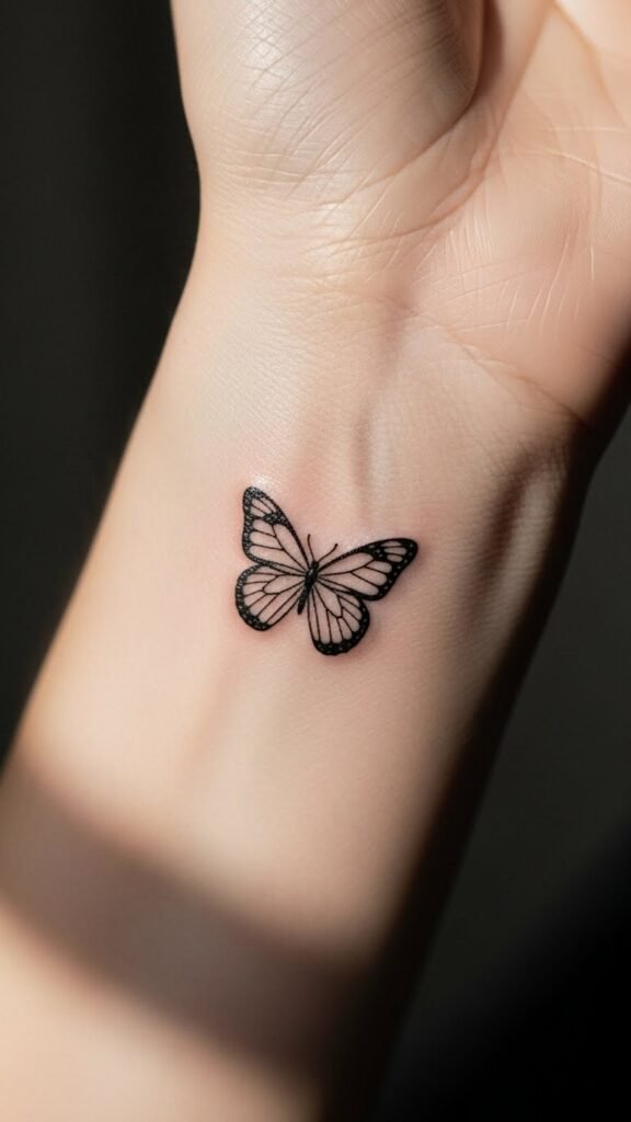 how to pick tiny butterfly tattoos