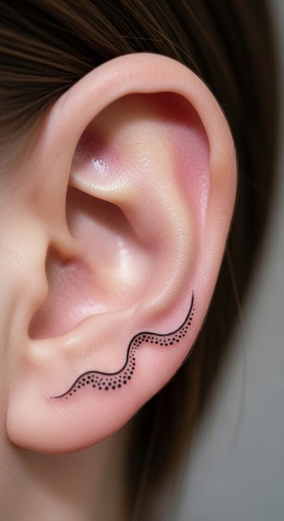 how to plan minimal ear tattoos