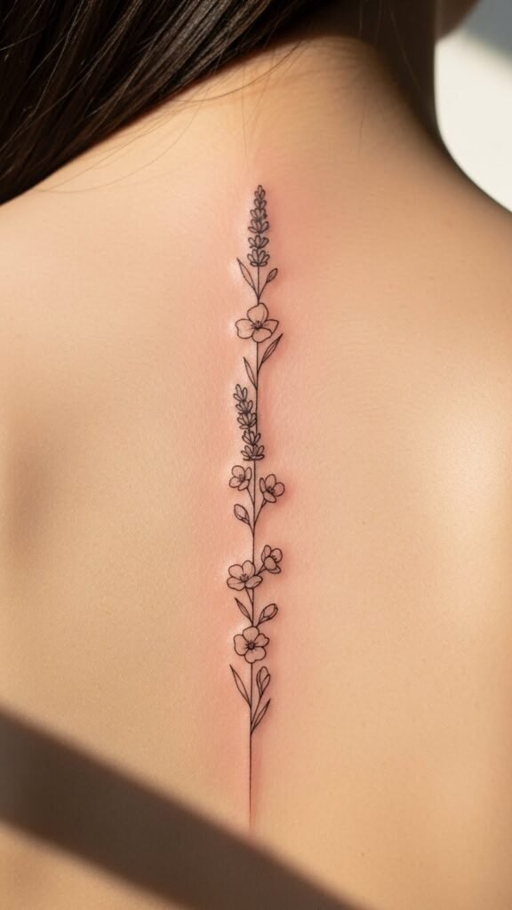 how to plan tiny spine tattoos