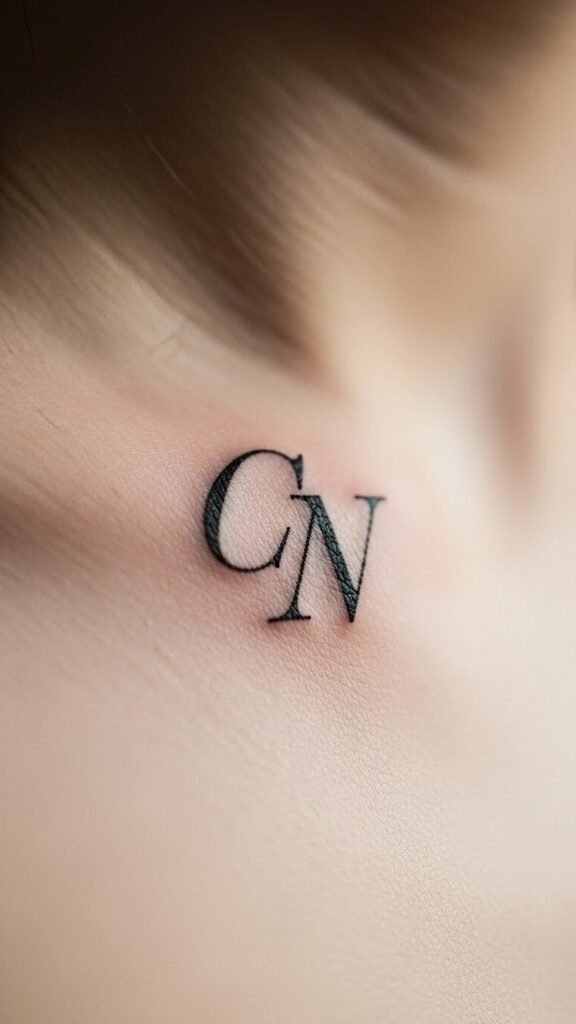 initials tattoos