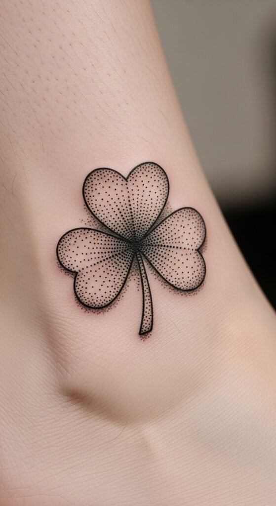 Fine Dotwork Shamrock