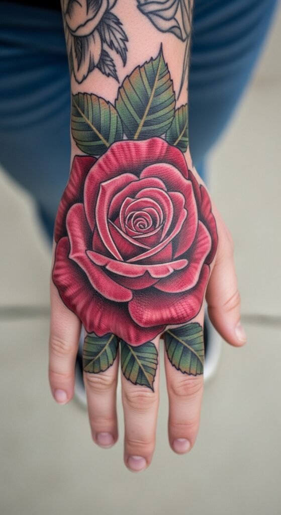 Full Back-of-Hand Bloom