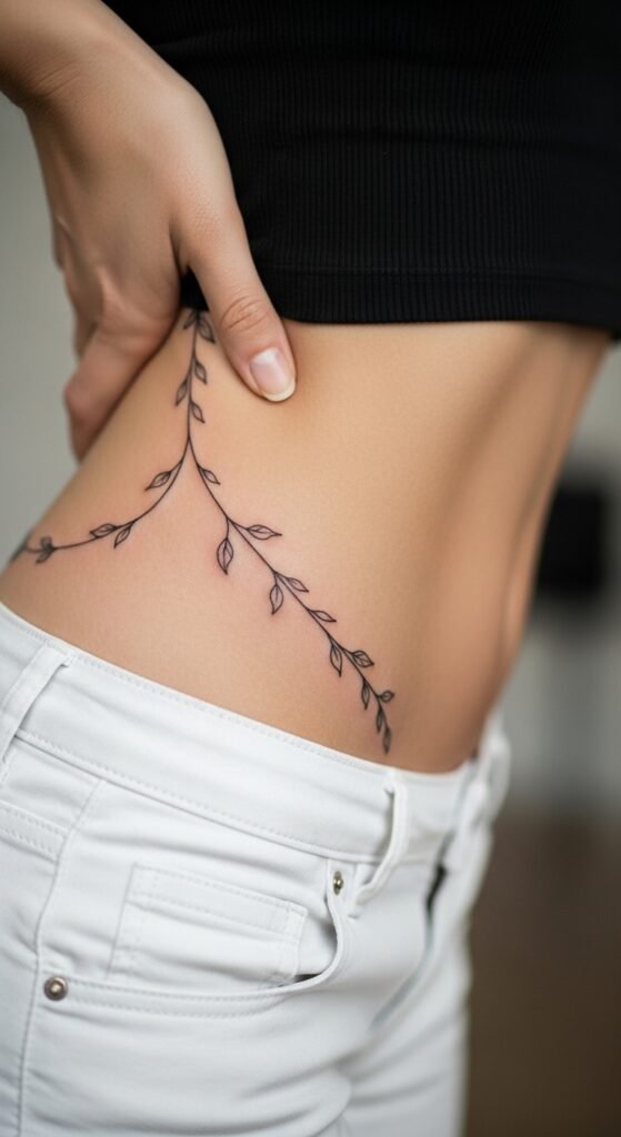 Hip Vine Outline