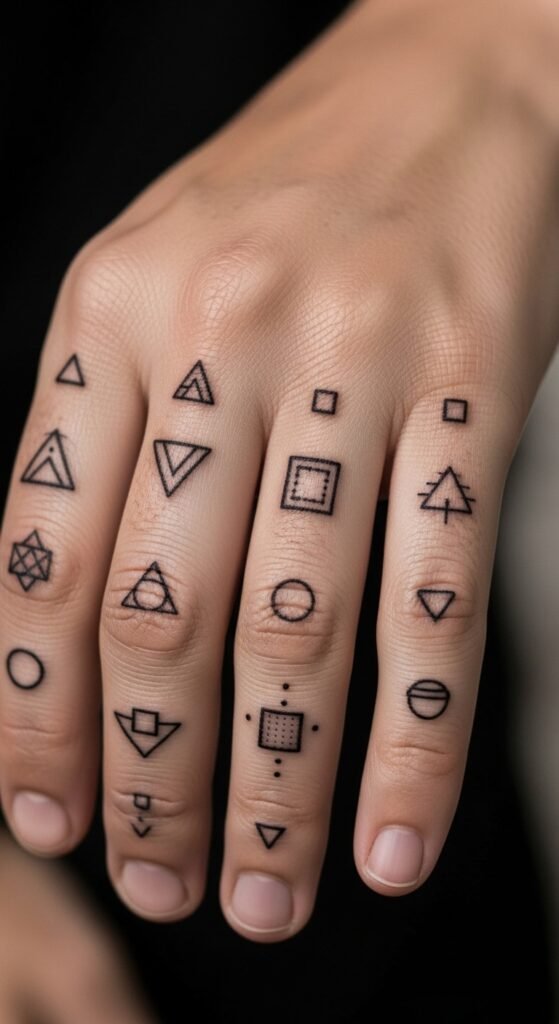 Tiny Geometric Shapes
