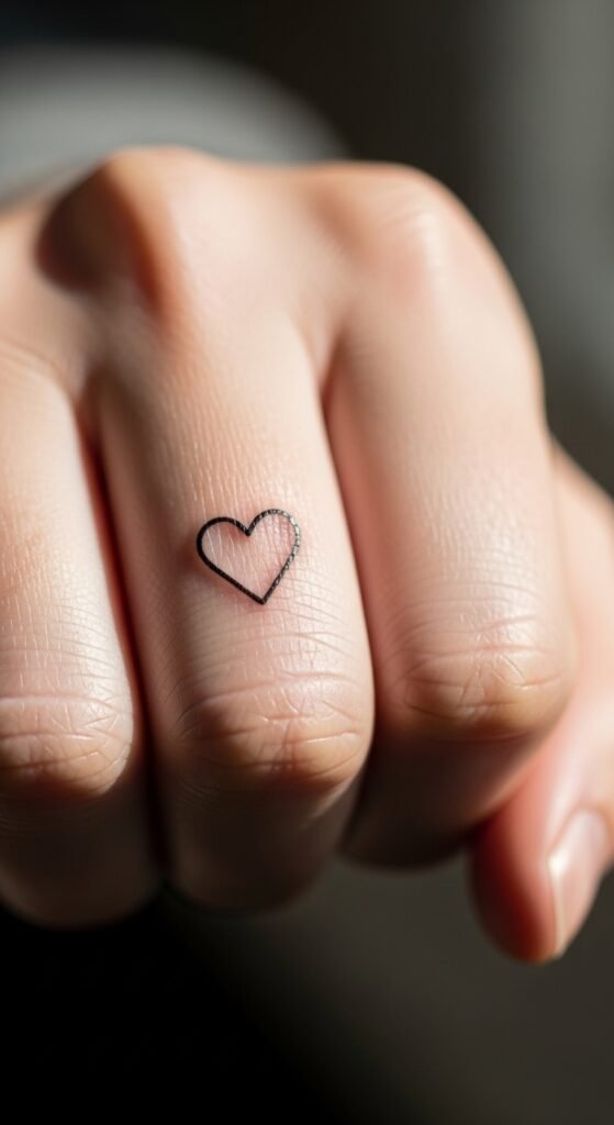 Minimal Heart Outline