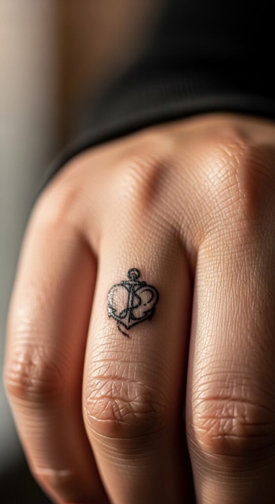 Tiny Anchor Heart Combo