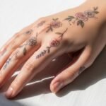 28 Gorgeous Floral Hand Tattoo Ideas That Feel Soft and Feminine