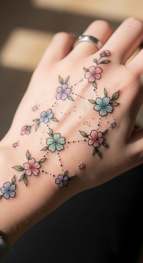 Mini Floral Constellation