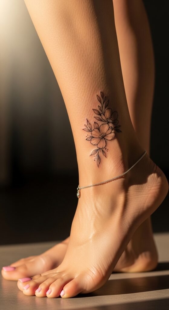 Ankle Tattoos for Women
