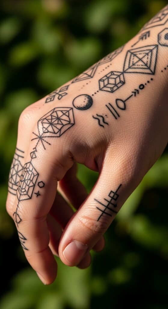 Side Hand Tattoos