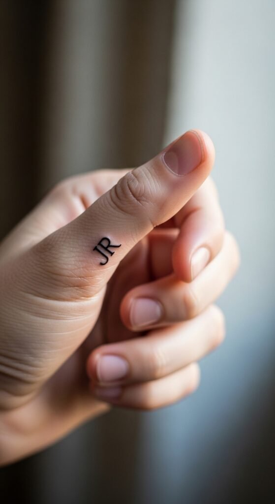 Tiny Script Initials