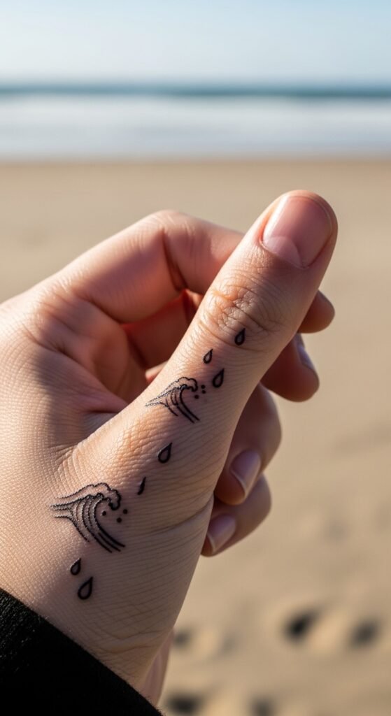 Tiny Waves and Water Symbols