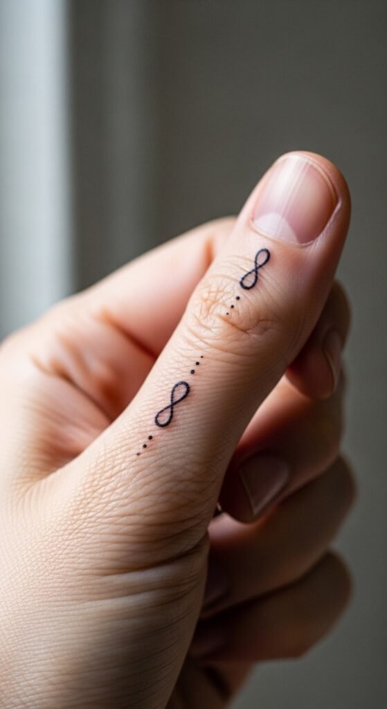 Tiny Infinity Symbols