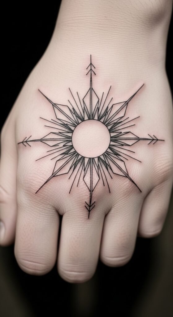 Geometric Sunburst