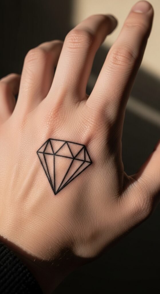 Diamond Shape Tattoo