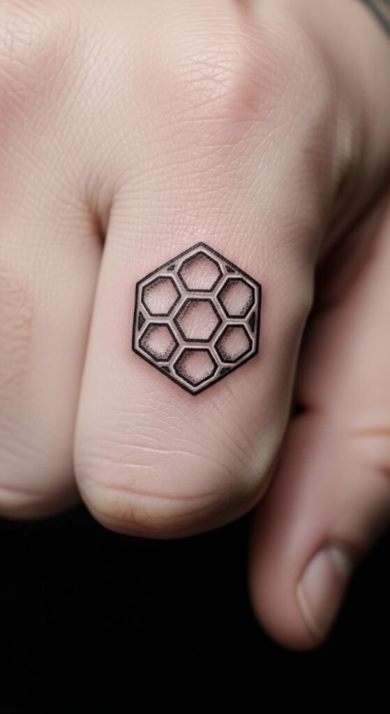Hexagon Tattoo