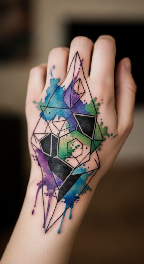 Geometric Watercolor