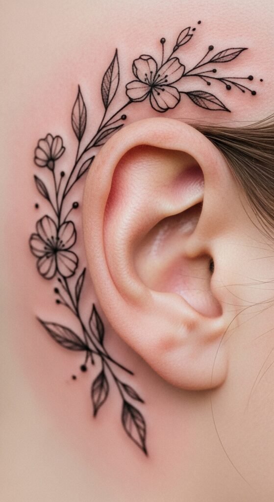 Why Choose a Behind-the-Ear Tattoo?