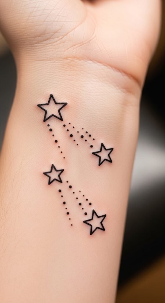 Falling Stars on the Wrist