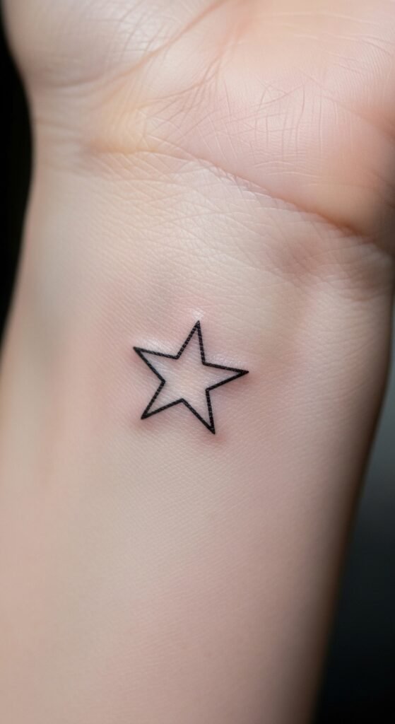 Tiny Star on the Inner Wrist