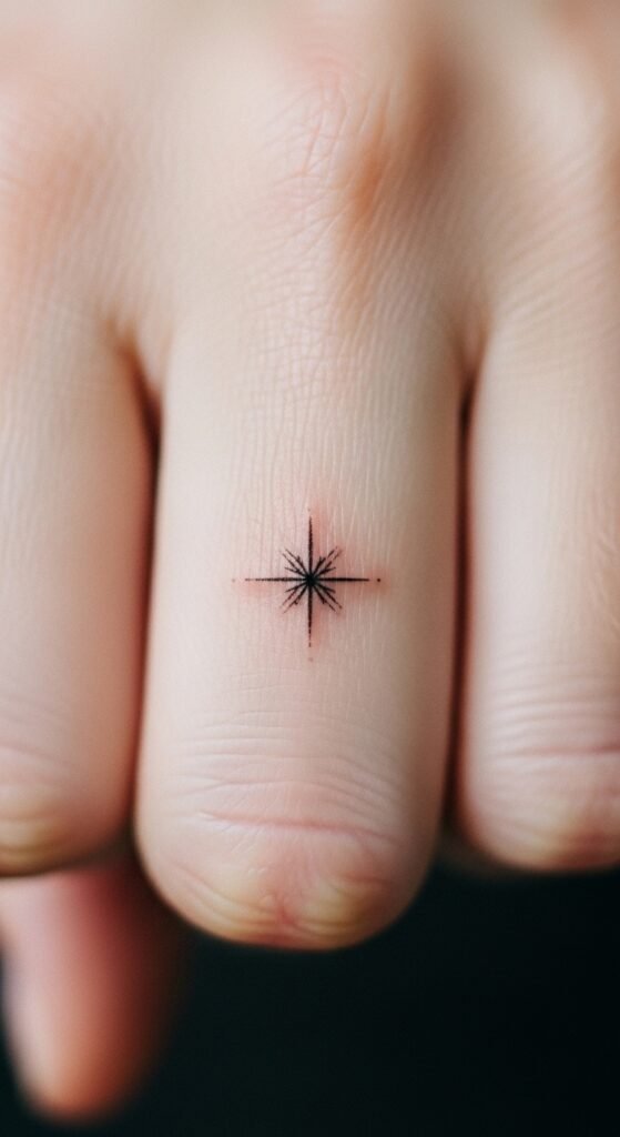 Single Star Above the Knuckle