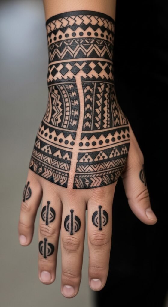 Polynesian-Inspired Tribal Designs