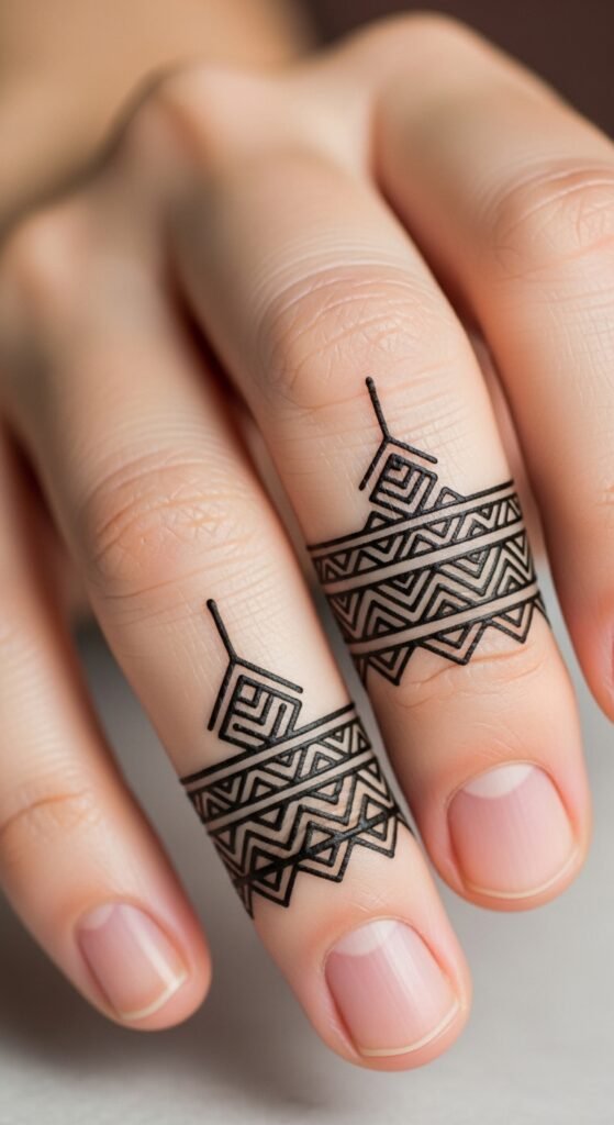 Finger Tribal Bands