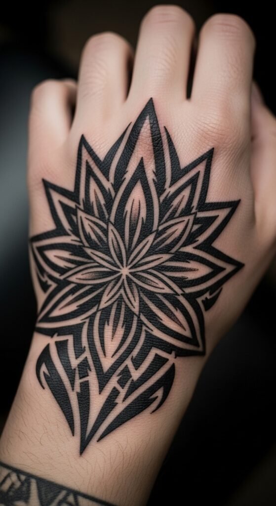 Tribal Flower Design