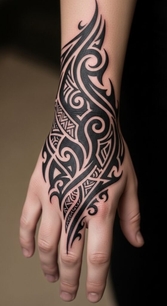 Abstract Tribal Hand Wrap