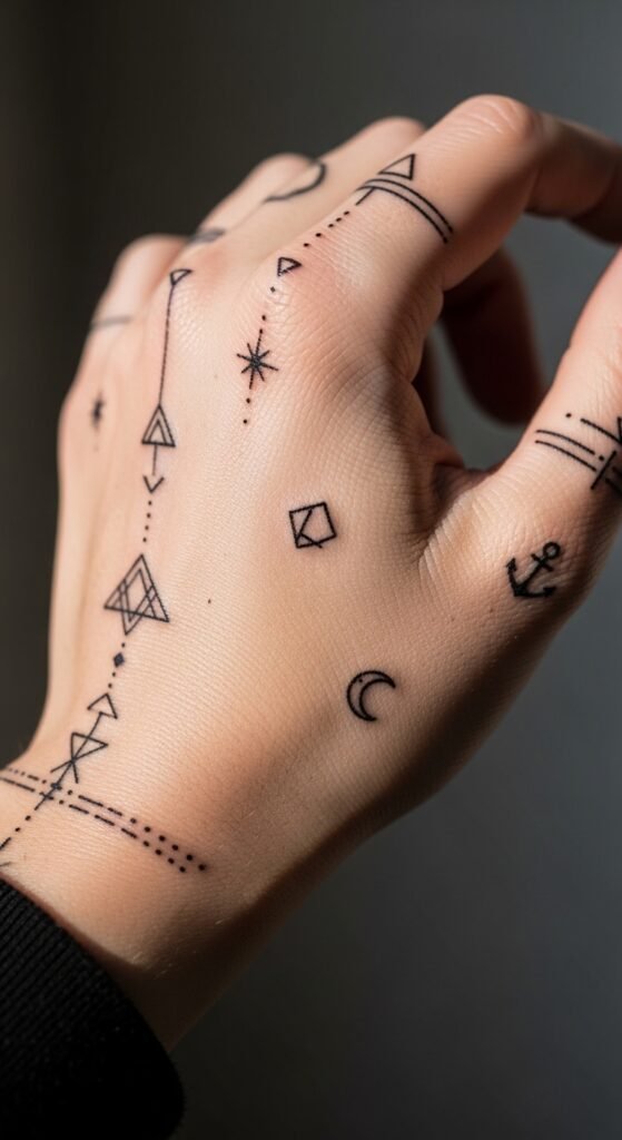 Minimalist Hand Tattoo