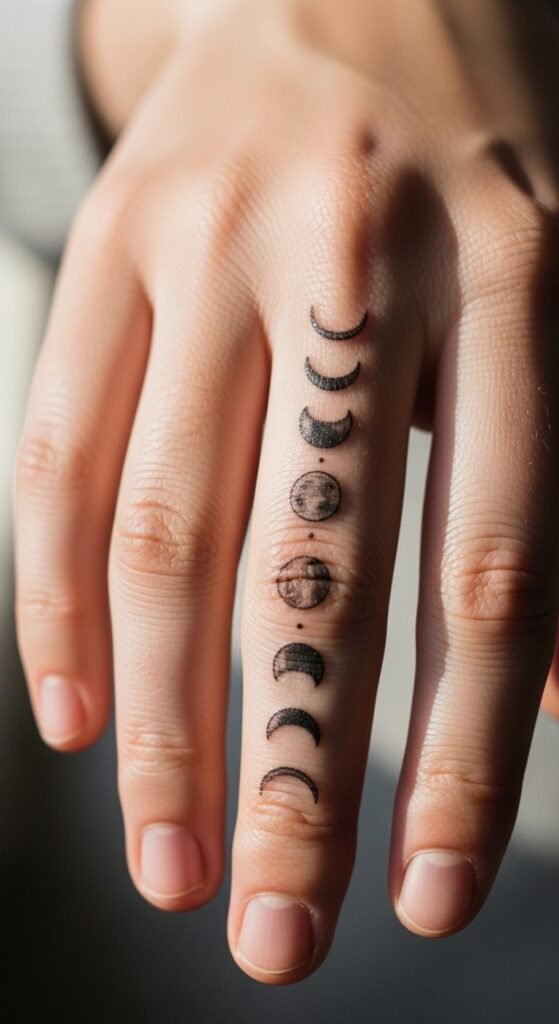 Minimalist Moon Phases