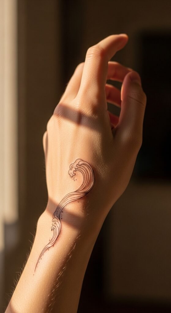 Minimalist Wave Lines