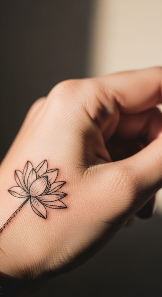 Tiny Lotus Flower