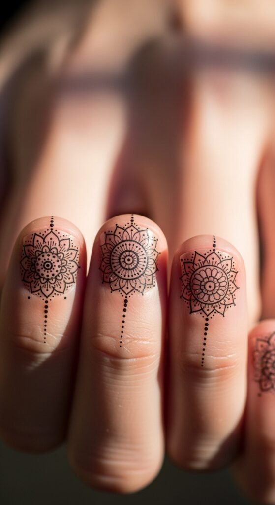 Finger Tip Mandalas