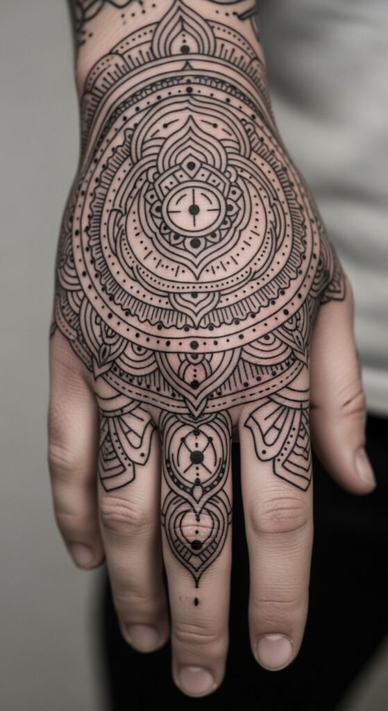 Half-Hand Mandala