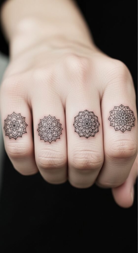 Mandala Over Knuckles
